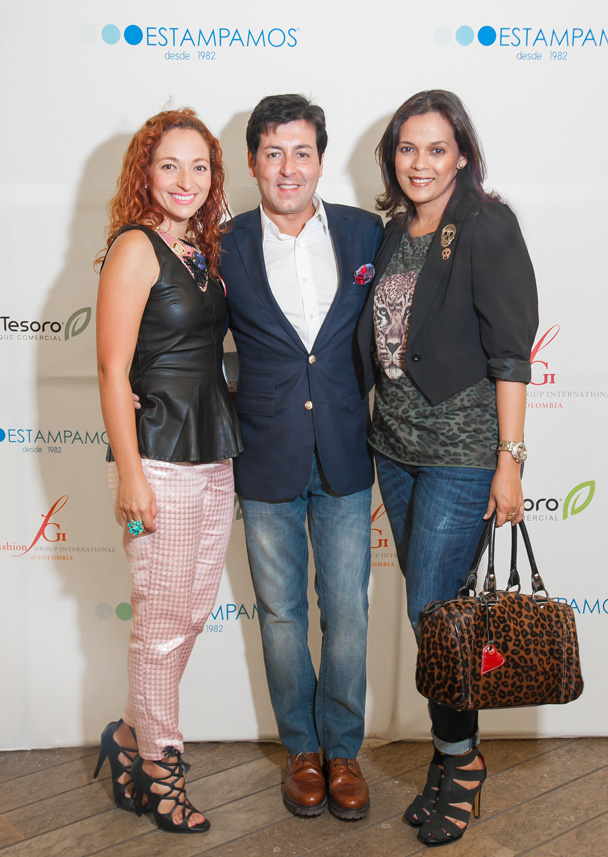 Catherine Villota, Juan Carlos Giraldo y Beatriz Arango