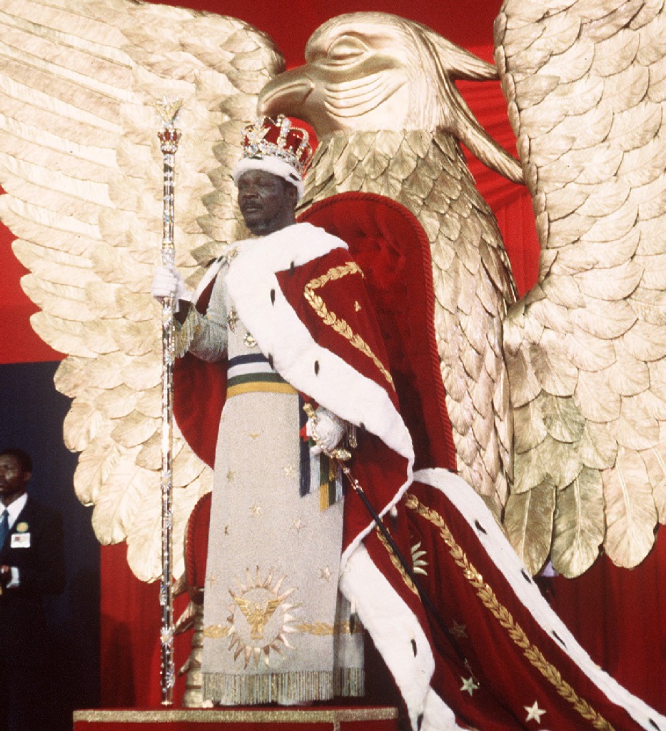 El autoproclamado emperador de la República Centro Africana, 1977. © S.D.