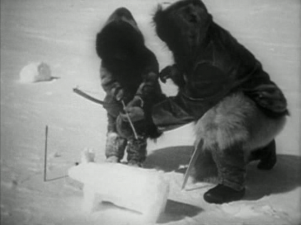 Fotograma de Nanook, el esquimal. Robert Flaherty, 1922.