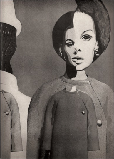 Richard Avedon y Katerina Denzinger para Harper’s Bazaar, abril de 1965.