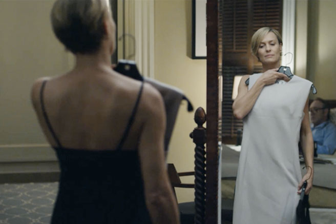 Claire Underwood de House of Cards. Foto cortesía de Elle