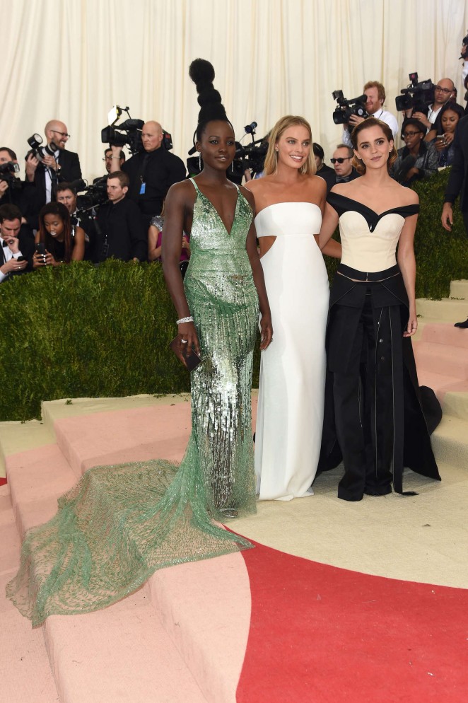 Emma Watson, Lupita Nyong’o y Margot Robbie 