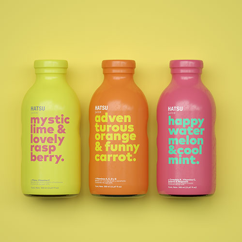 Nueva categoria de productos Hatsu: jugos