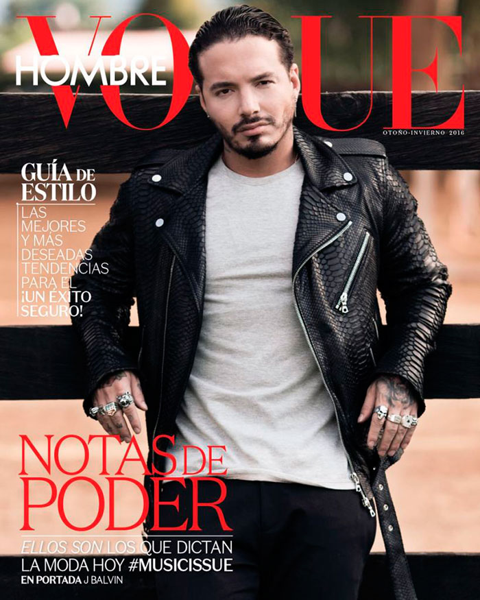 JBALVIN PORTADA DE VOGUE HOMBRE