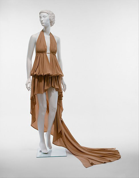 Design House:House of Jean-Louis Scherrer (French, founded 1962) Designer:Stéphane Rolland (French, born 1966) for Date:spring/summer 2002 Culture:French Medium:silk Credit Line:Gift of Jean-Louis Scherrer Haute Couture, 2003