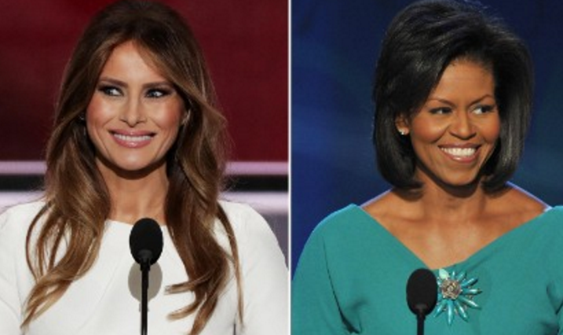 De Michelle a Melania: el pasado como nuevo negro